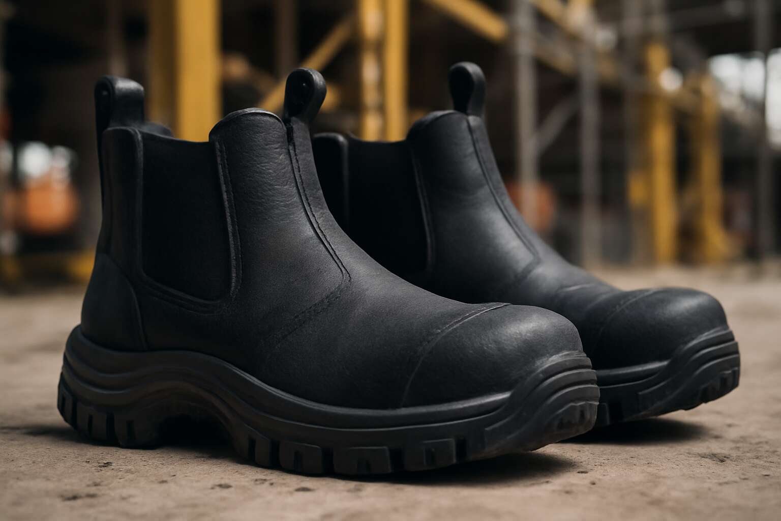 safety boots with no laces