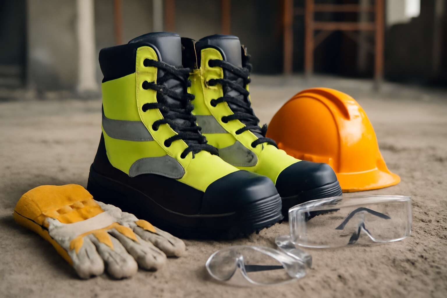 safety boots and ppe