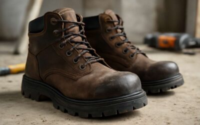 Stay Safe on Site with steel toe safety boots: durable protection and all-day comfort.