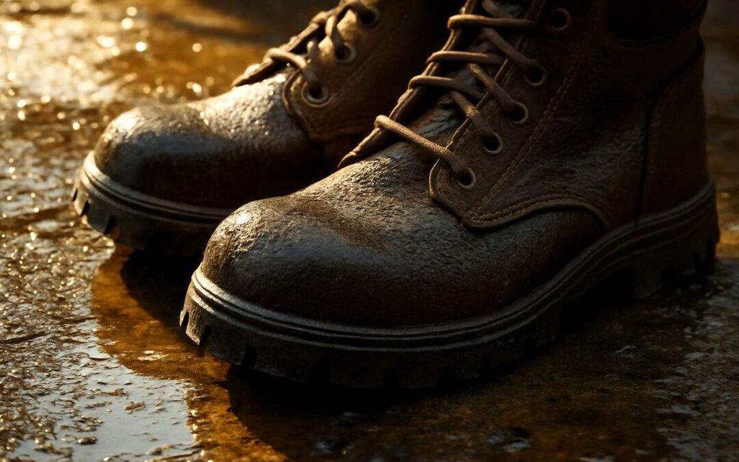 Conquer slick surfaces with safety boots oil resistant technology and all-day comfort.