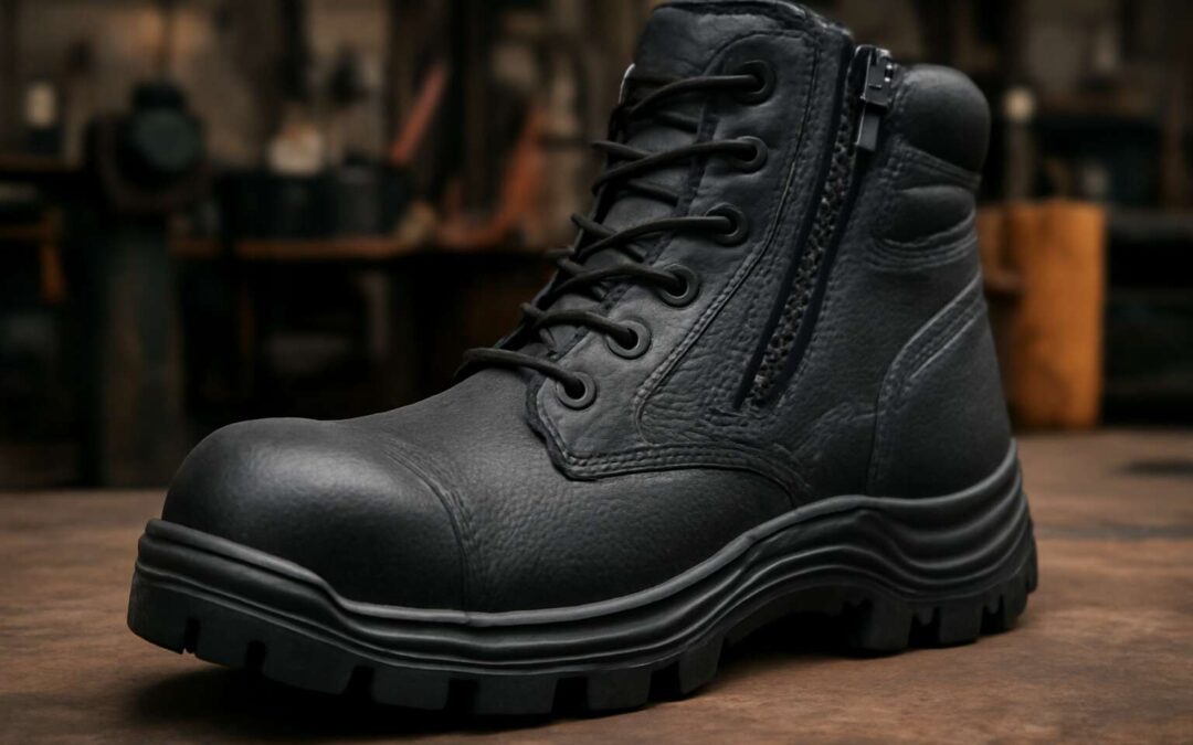Stay Safe on Site with safety boots zipper: Quick, Secure Access Every Shift