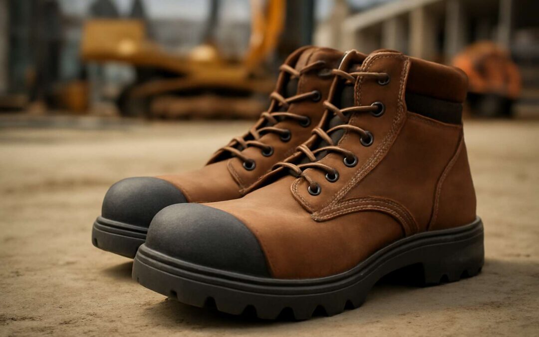 Step Up Your Work Gear: safety boots brown for rugged comfort and protection