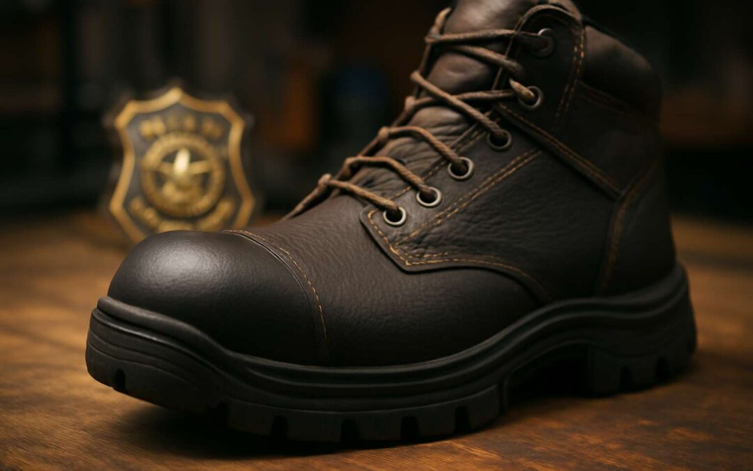 Demand safety boot police: enforcing footwear standards with grit and care.