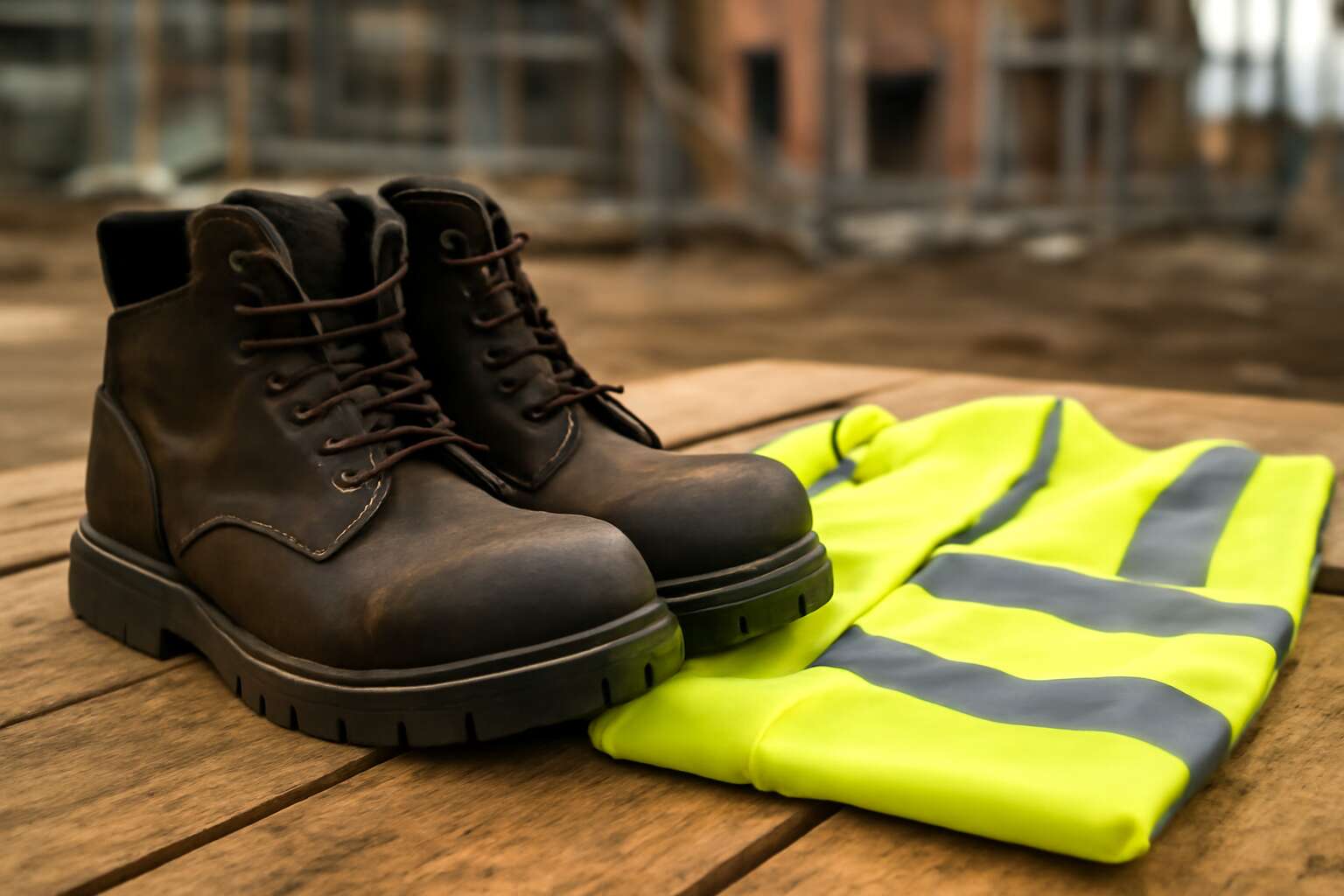 safety boots and overalls
