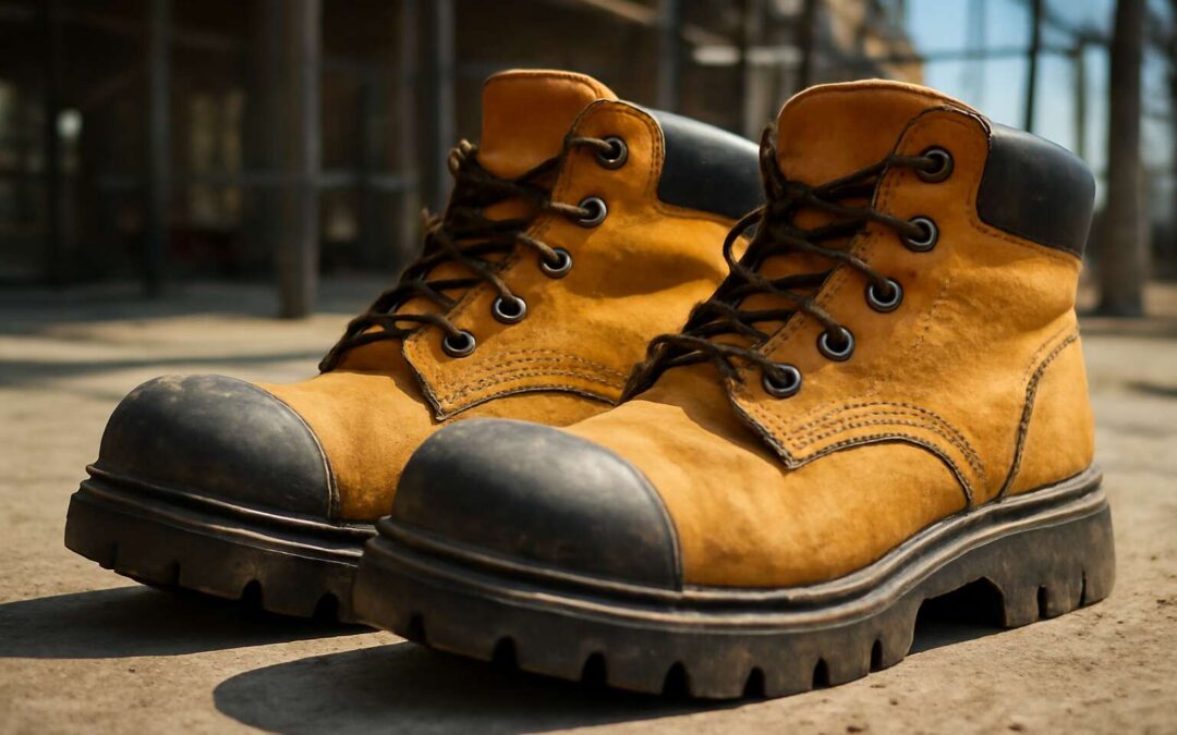 Explore safety boot images: bold visuals for safety gear showcases