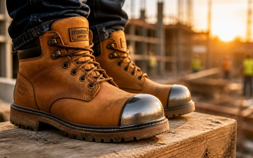 Construction safety boots protect your feet on every job site.