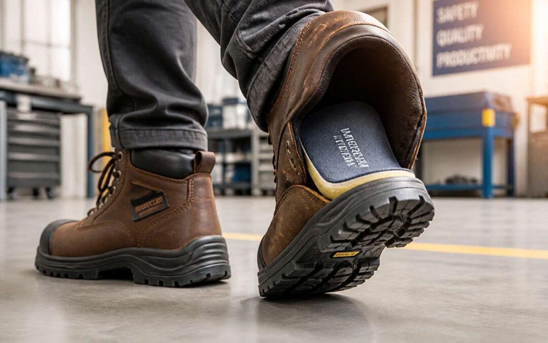 Safety boots with memory foam offer lasting comfort and reliable protection.
